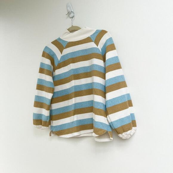 Urban Outfitters Blue, White, Mustard Stripe Sweater Turtleneck - Picture 1 of 4